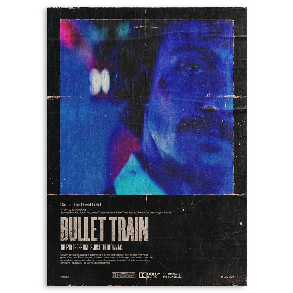Bullet Train Wood Print by OnWood Australia