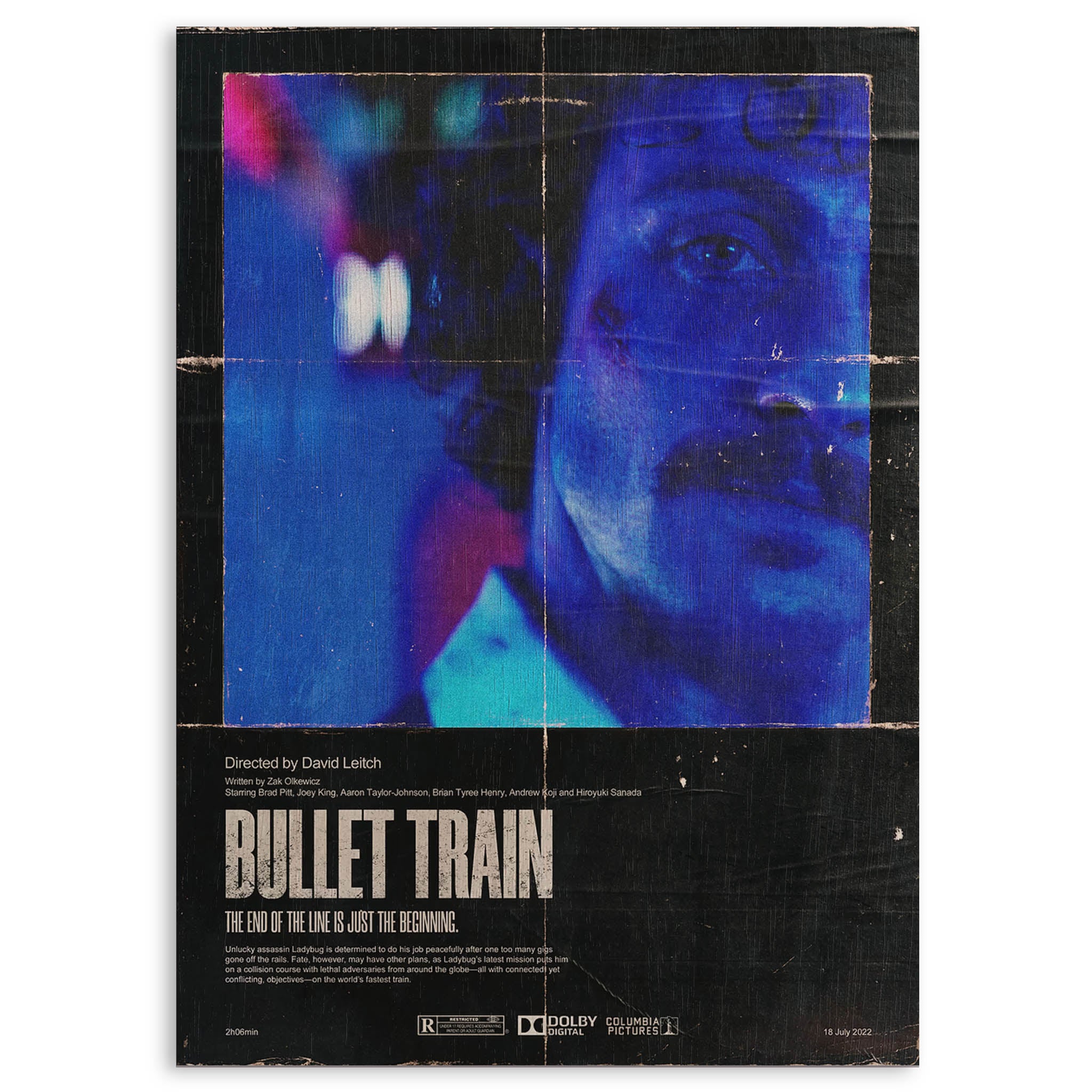 Bullet Train Wood Print by OnWood Australia