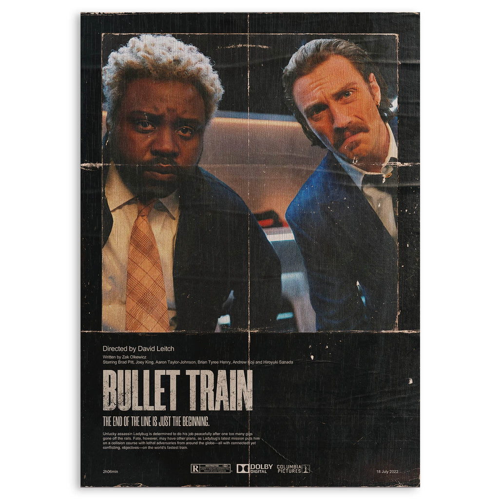 Bullet Train Wood Print by OnWood Australia
