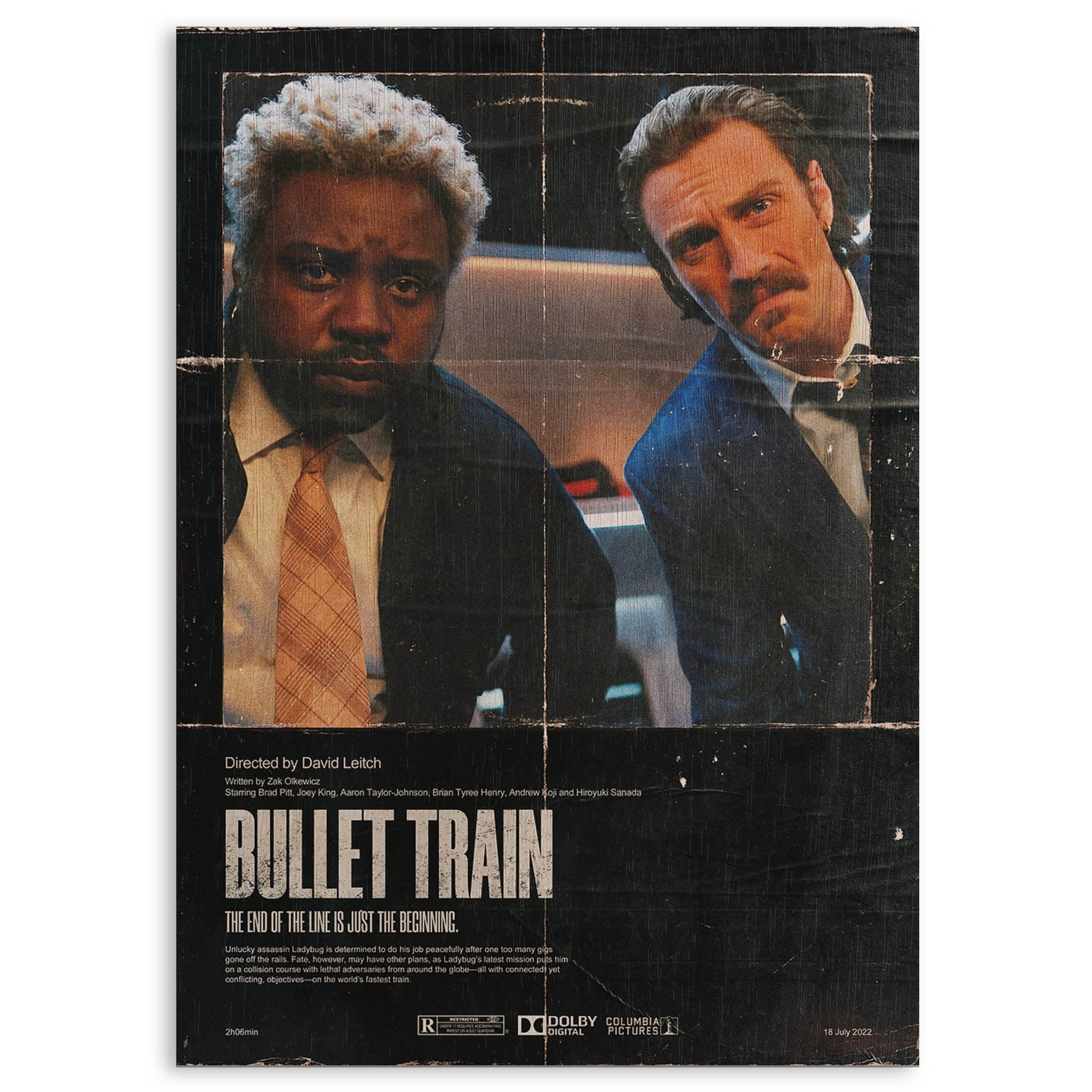 Bullet Train Wood Print by OnWood Australia