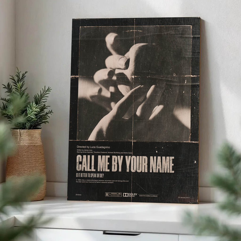 Call Me By Your Name Wood Print by OnWood Australia