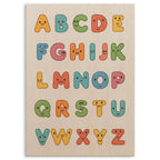 Cartoon Alphabet Wood Print by OnWood Australia