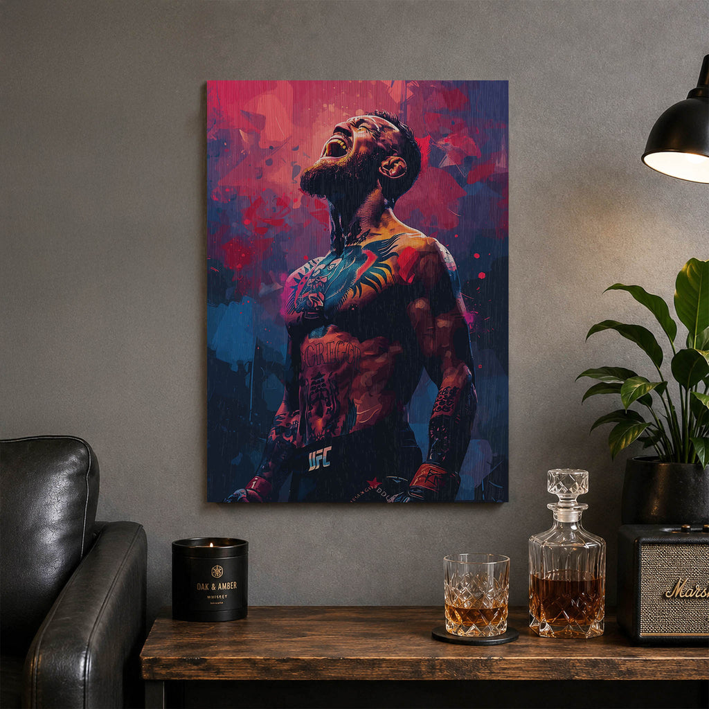 Conor Mcgregor Wood Print by OnWood Australia