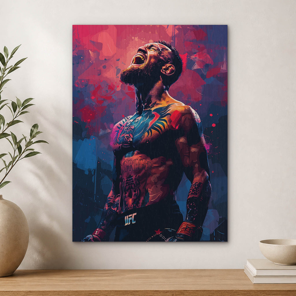 Conor Mcgregor Wood Print by OnWood Australia