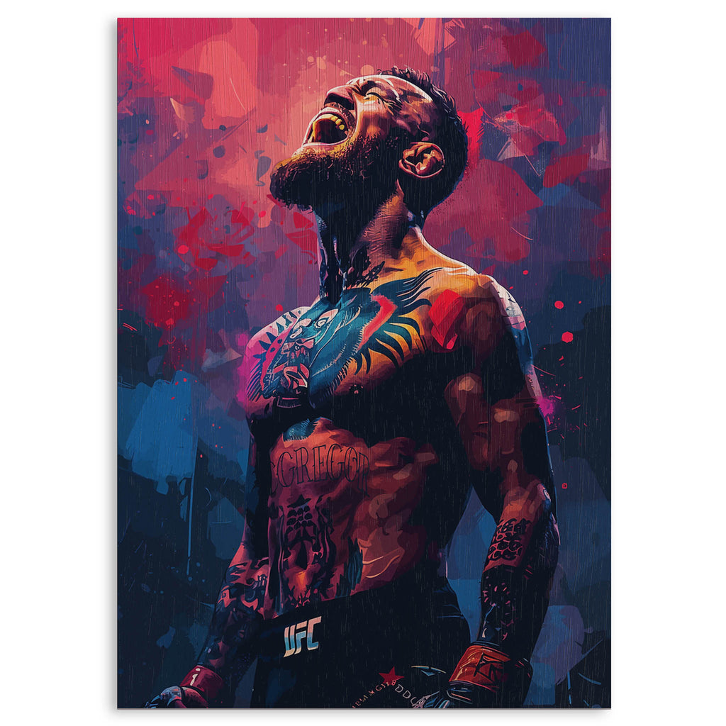 Conor Mcgregor Wood Print by OnWood Australia