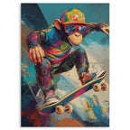 Cool Monkey Wood Print by OnWood Australia