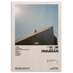 Daniel Caesar Freudian Wood Print by OnWood Australia