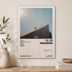 Daniel Caesar Freudian Wood Print by OnWood Australia