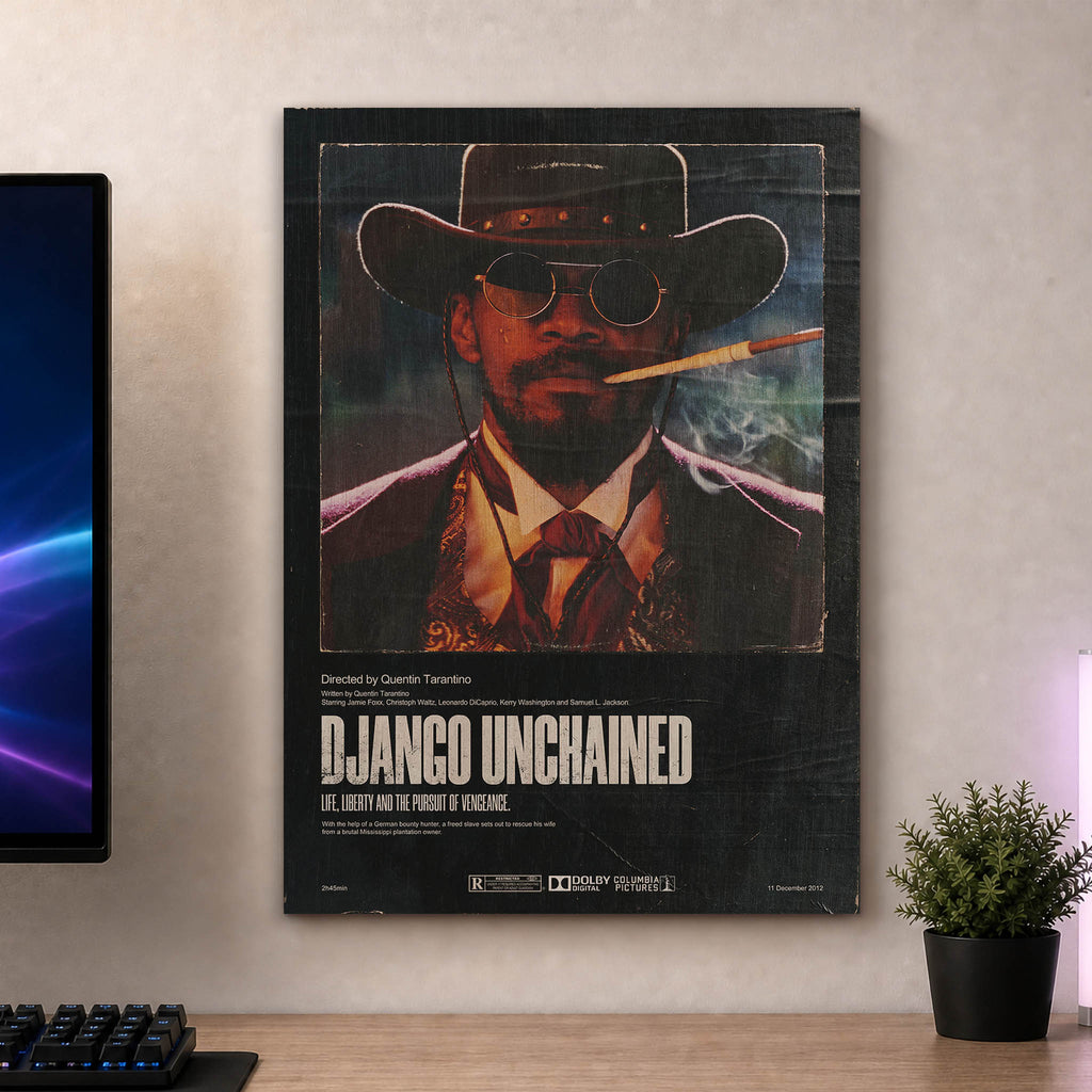 Django Unchained Wood Print by OnWood Australia