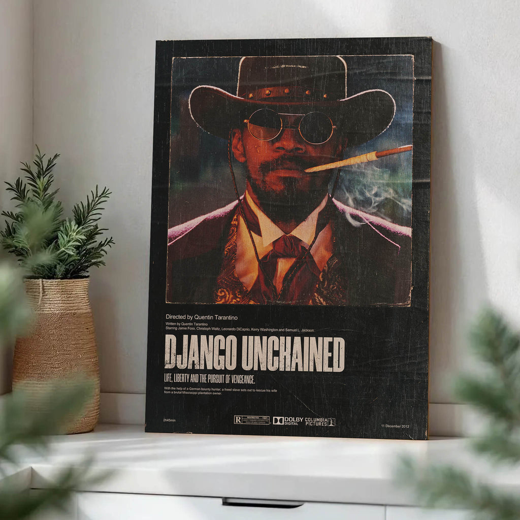 Django Unchained Wood Print by OnWood Australia