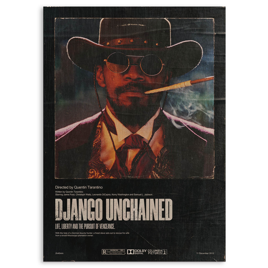 Django Unchained Wood Print by OnWood Australia