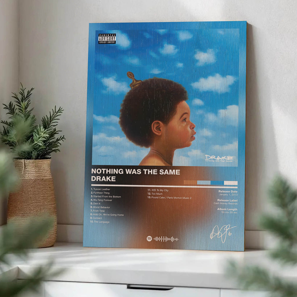 Drake Nothing Was the Same Wood Print by OnWood Australia