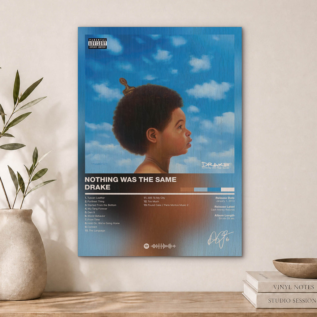 Drake Nothing Was the Same Wood Print by OnWood Australia
