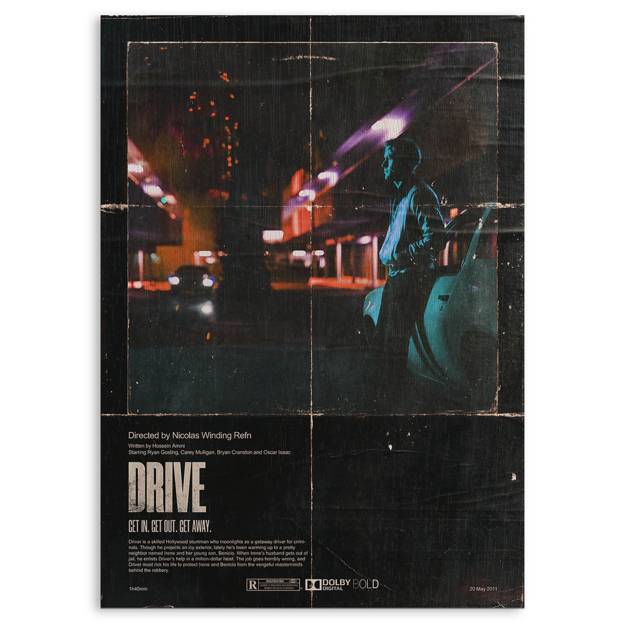Drive Wood Print by OnWood Australia