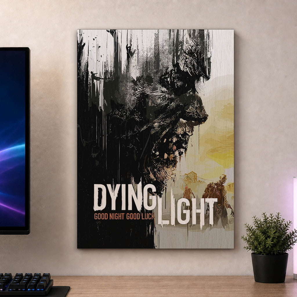 Dying Light Wood Print by OnWood Australia