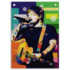 Ed Sheeran Wood Print by OnWood Australia