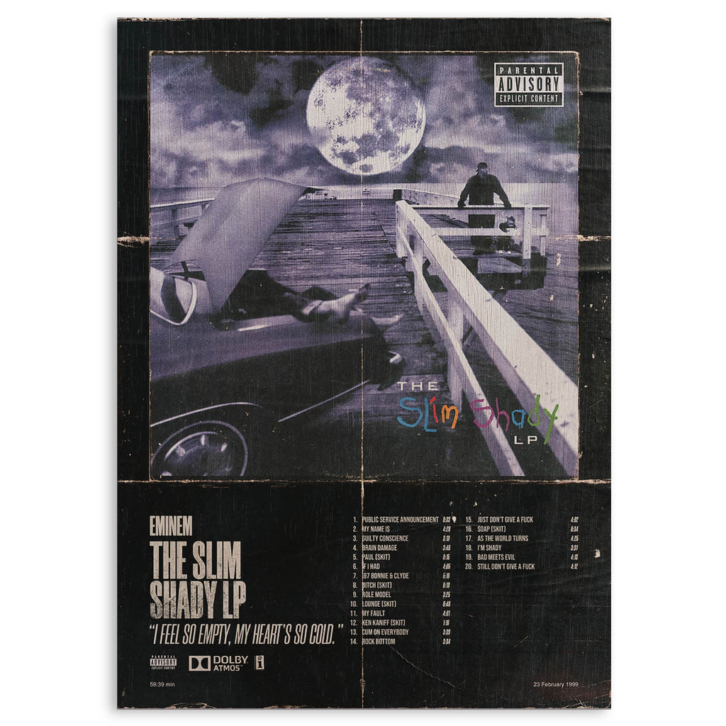 Eminem Wood Print by OnWood Australia