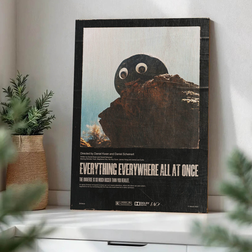 Everything Everywhere All At Once Wood Print by OnWood Australia