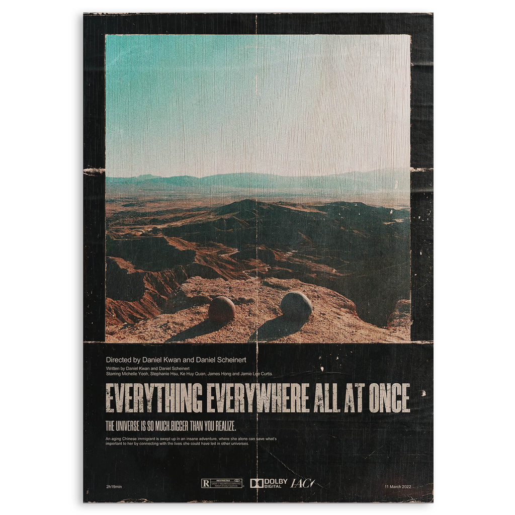 Everything Everywhere All At Once Wood Print by OnWood Australia