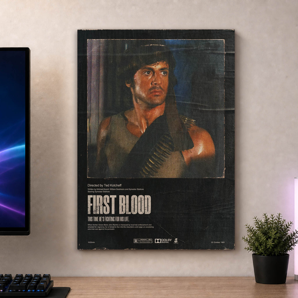 First Blood Wood Print by OnWood Australia