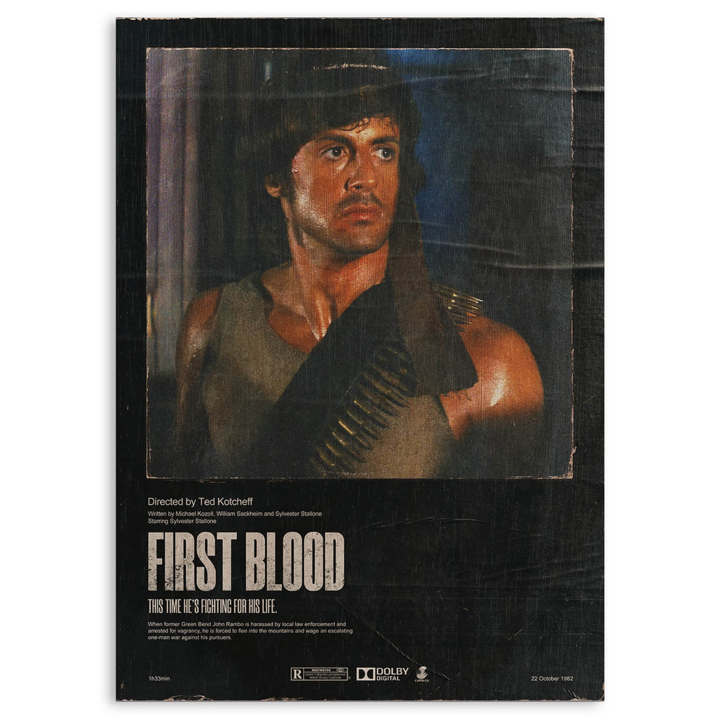 First Blood Wood Print by OnWood Australia