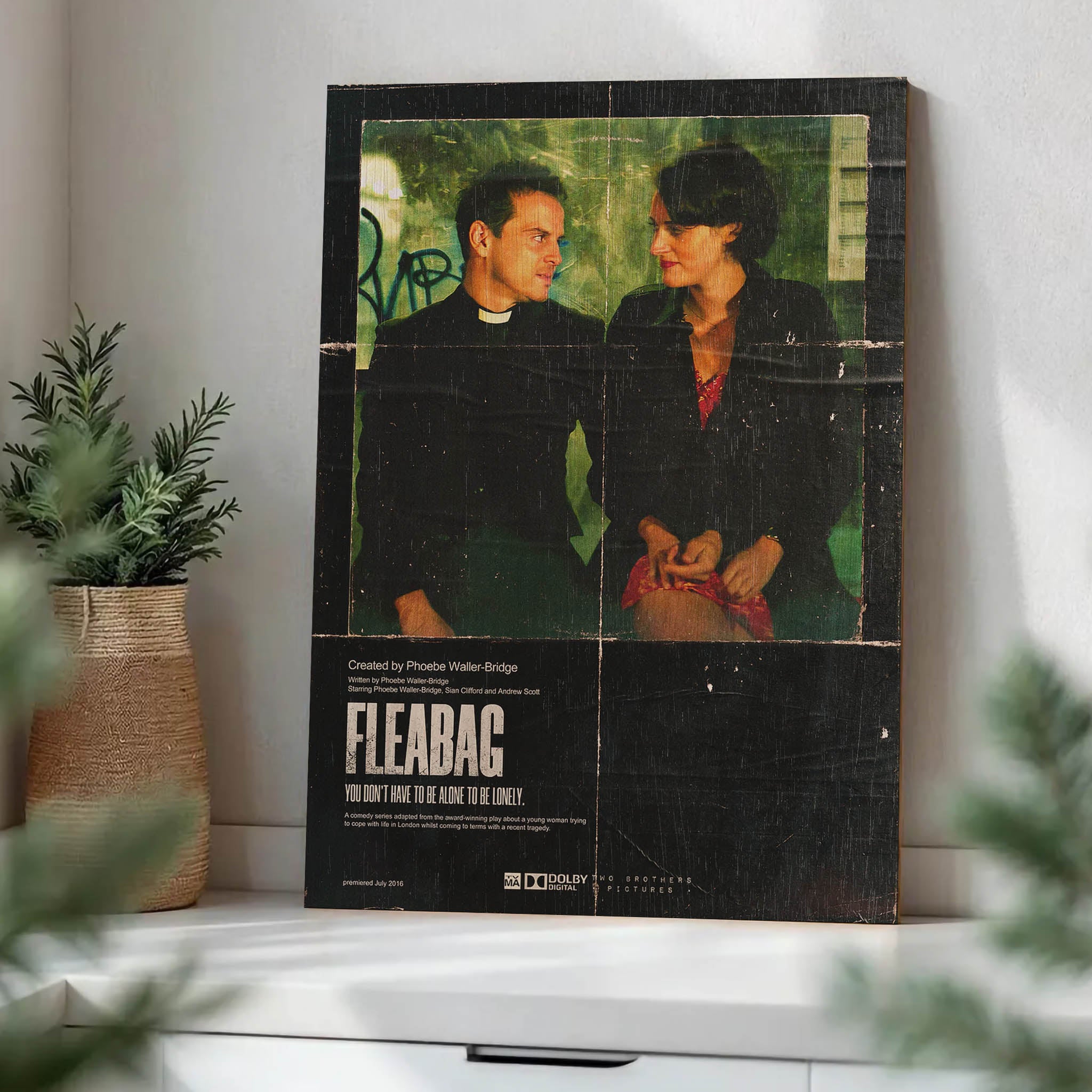 Fleabag Wood Print by OnWood Australia