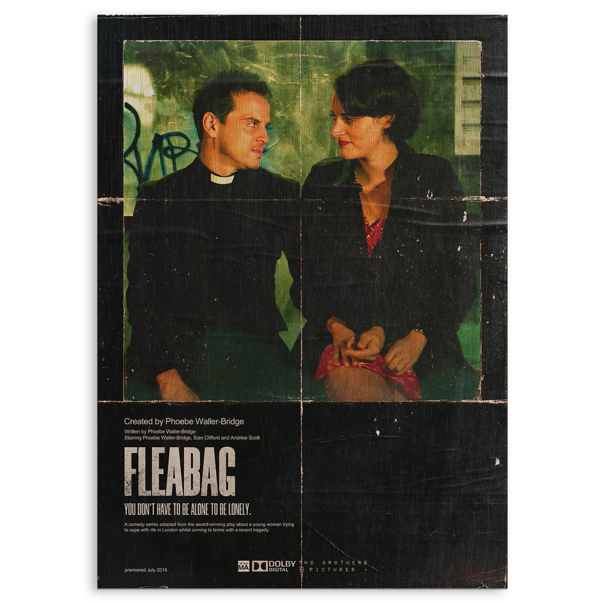 Fleabag Wood Print by OnWood Australia
