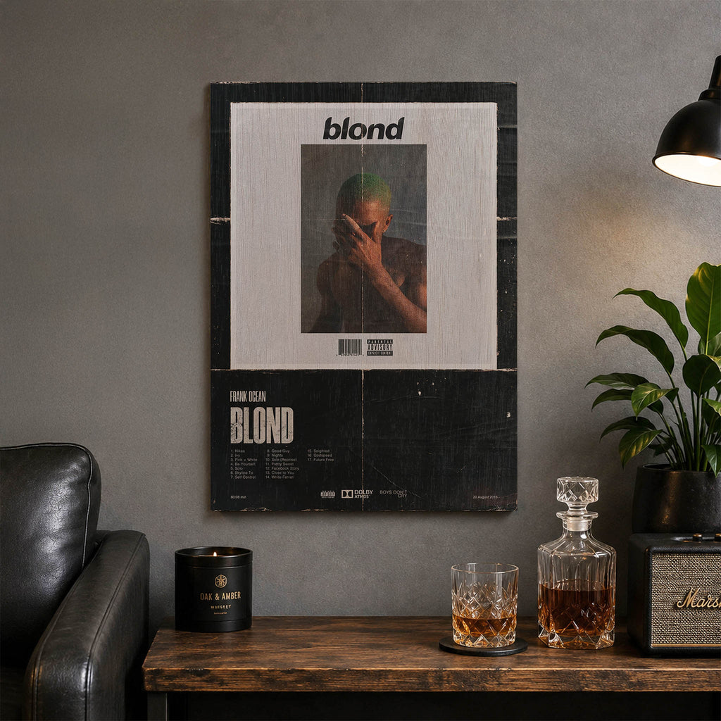Frank Ocean Wood Print by OnWood Australia