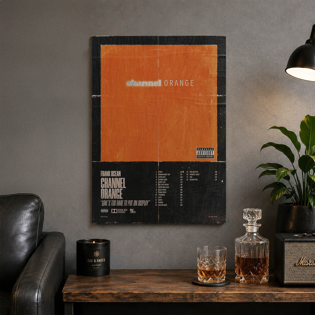 Frank Ocean Wood Print by OnWood Australia