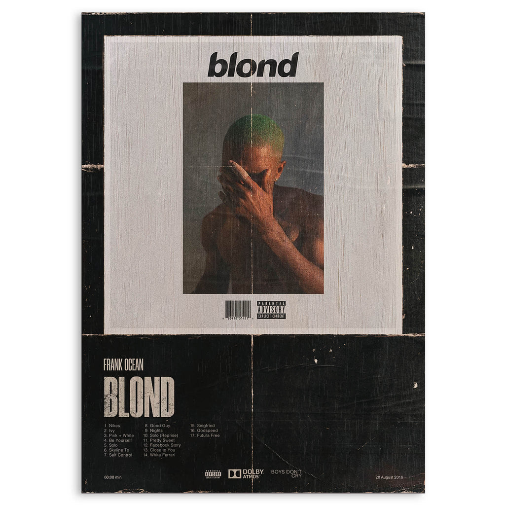 Frank Ocean Wood Print by OnWood Australia