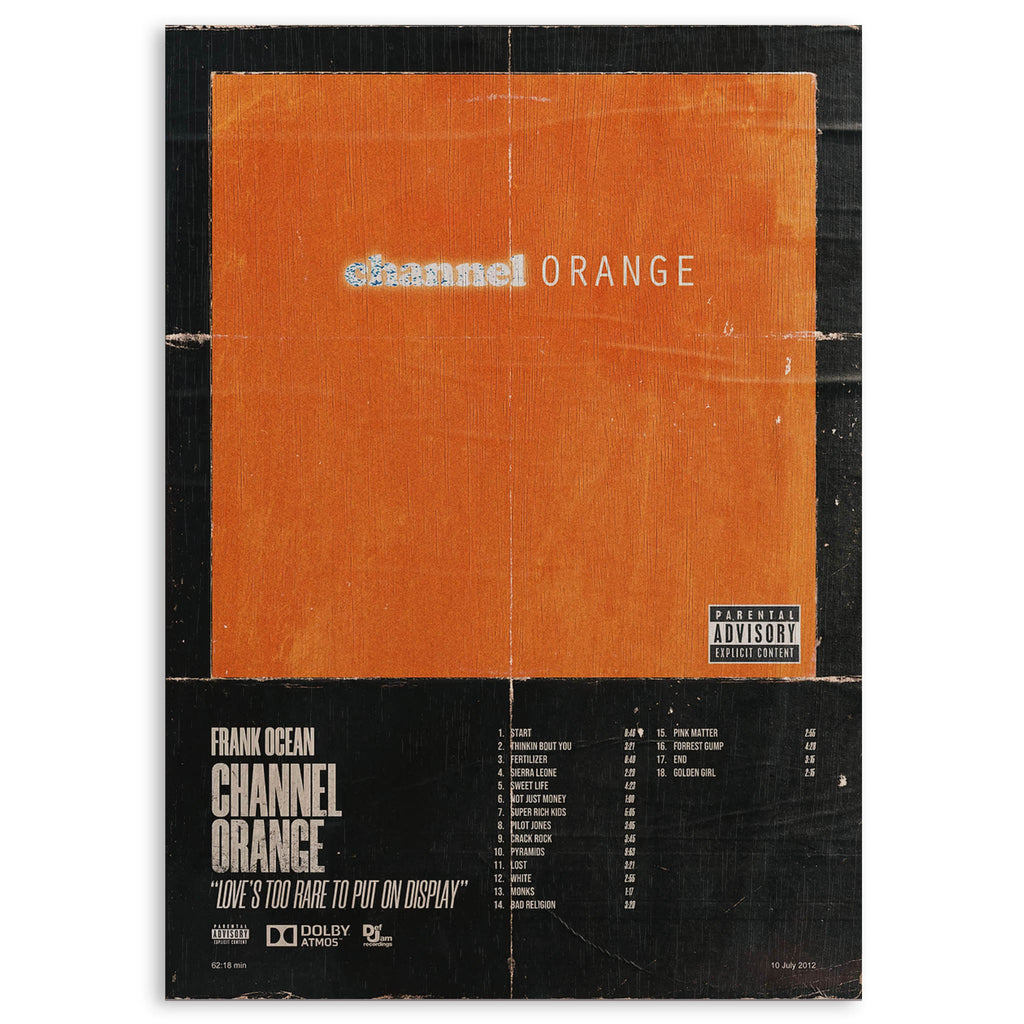 Frank Ocean Wood Print by OnWood Australia