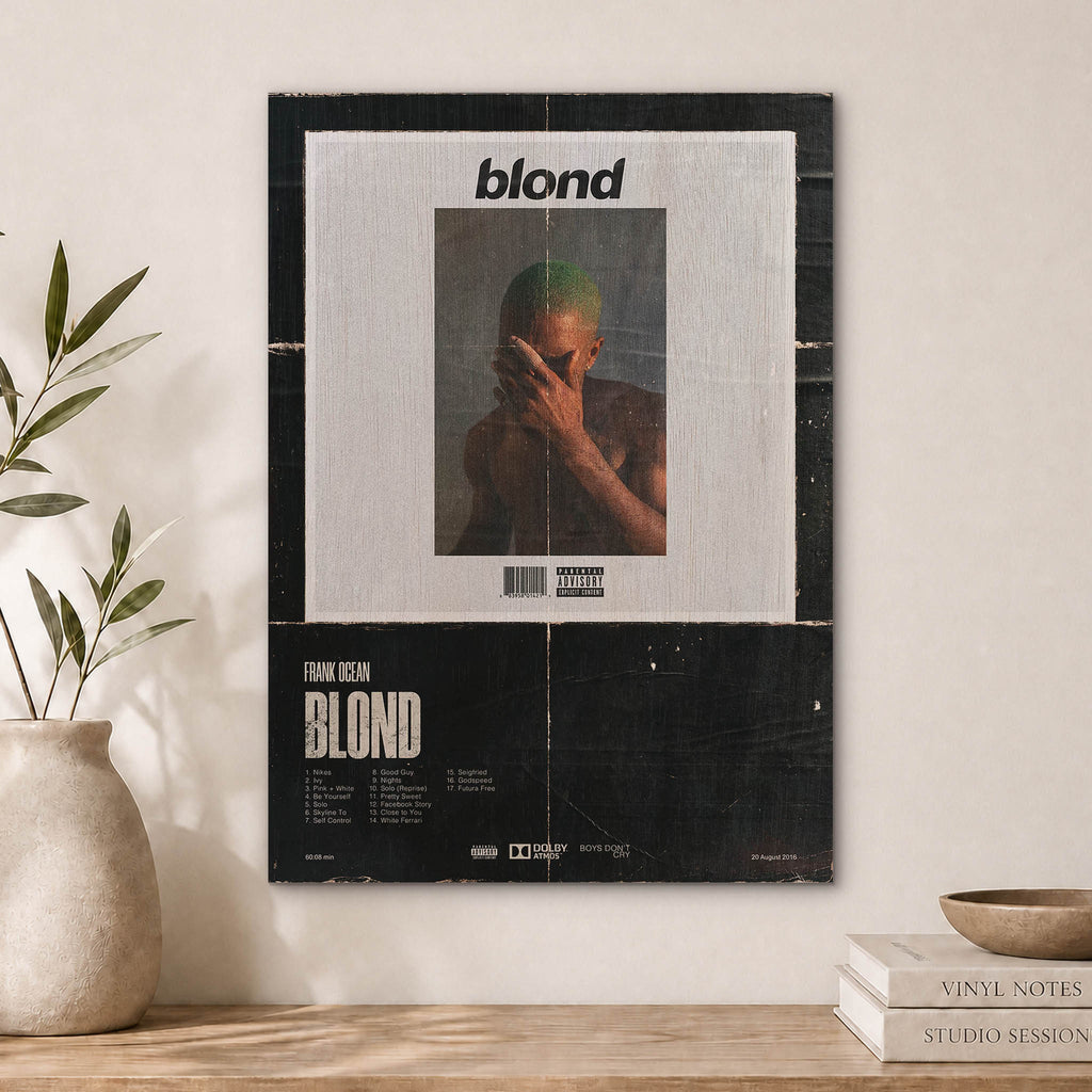 Frank Ocean Wood Print by OnWood Australia