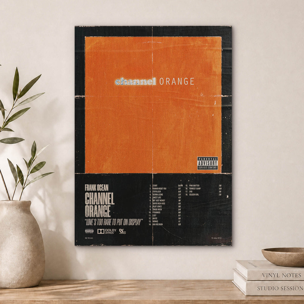 Frank Ocean Wood Print by OnWood Australia