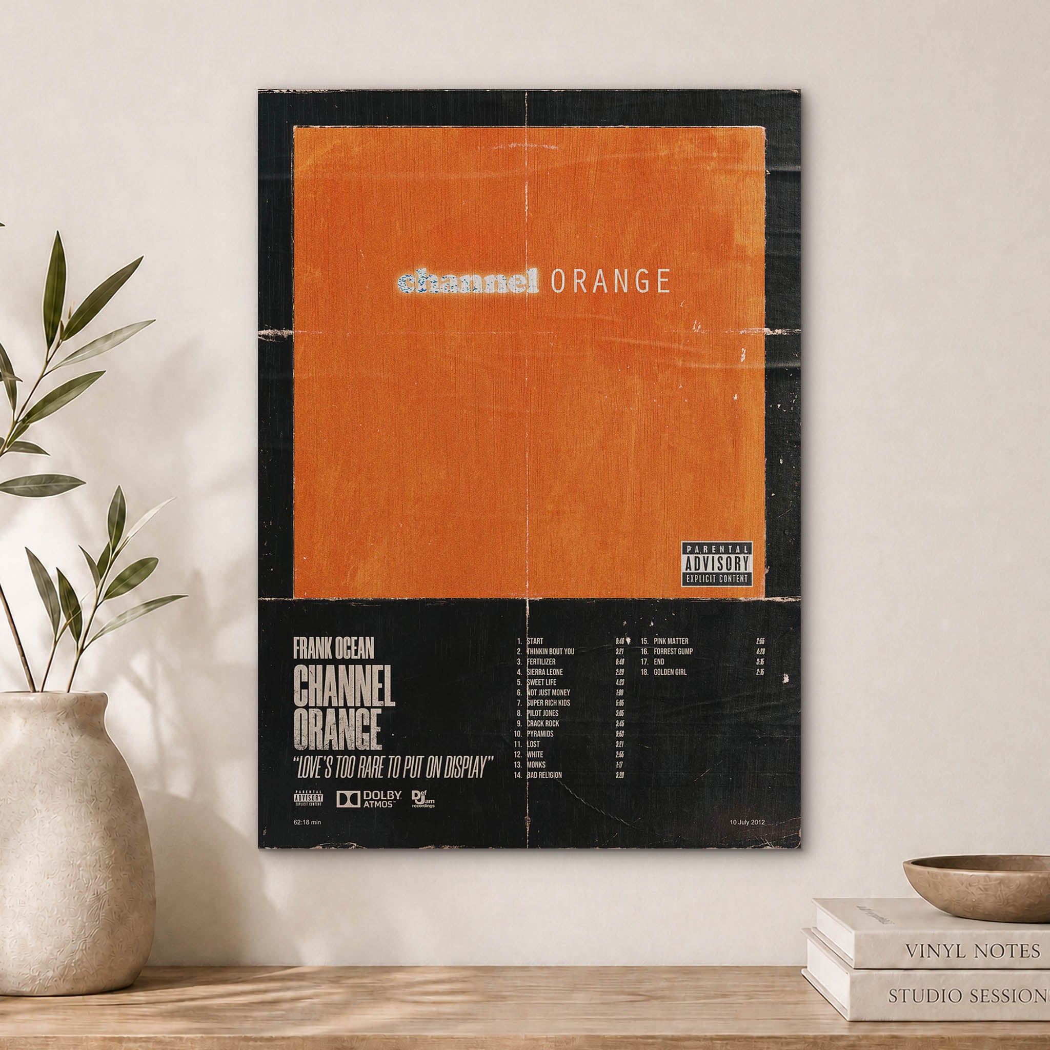 Frank Ocean Wood Print by OnWood Australia