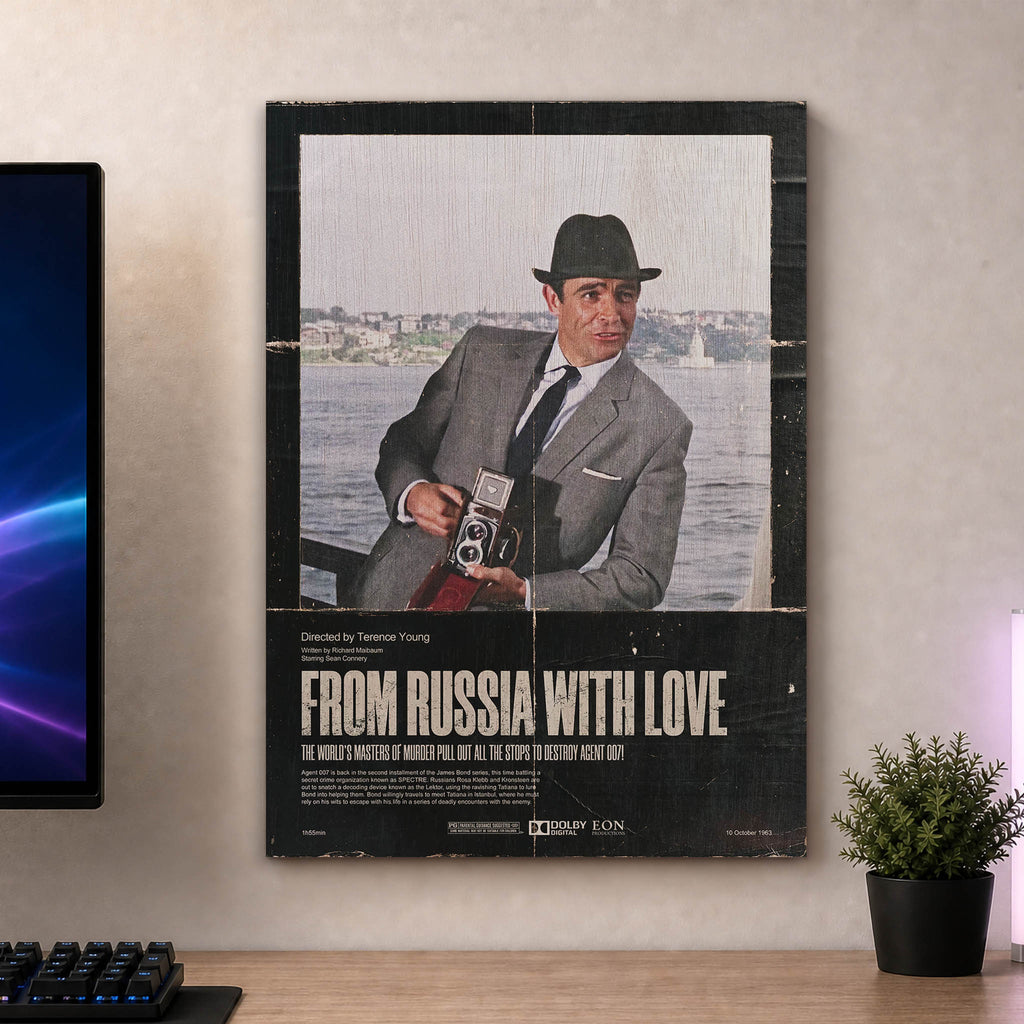 From Russia with Love 007 Wood Print by OnWood Australia