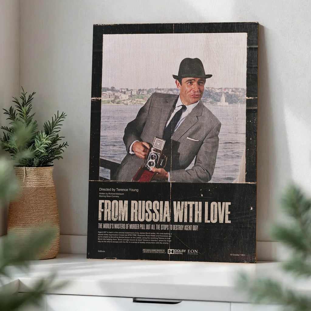 From Russia with Love 007 Wood Print by OnWood Australia