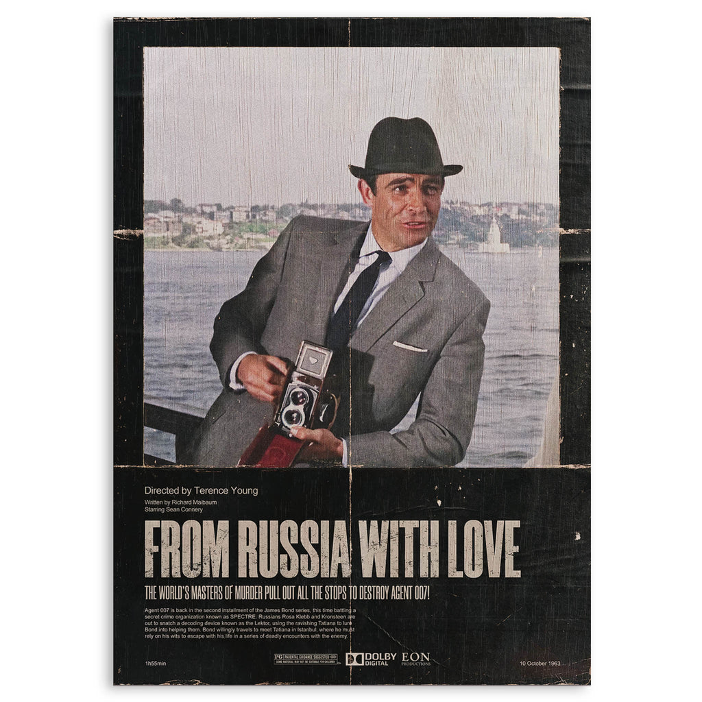 From Russia with Love 007 Wood Print by OnWood Australia