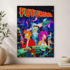 Futurama Wood Print by OnWood Australia
