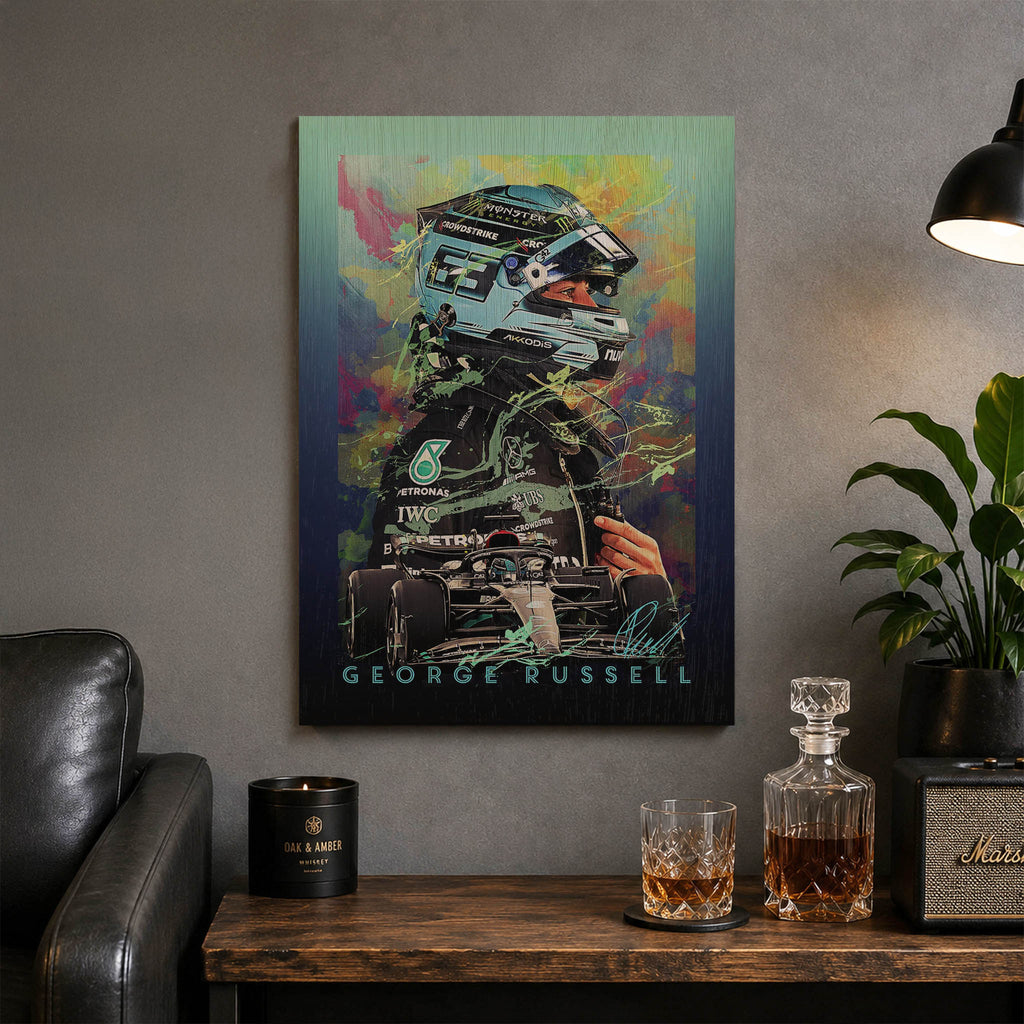 George Russell Wood Print by OnWood Australia