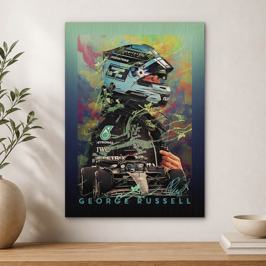 George Russell Wood Print by OnWood Australia