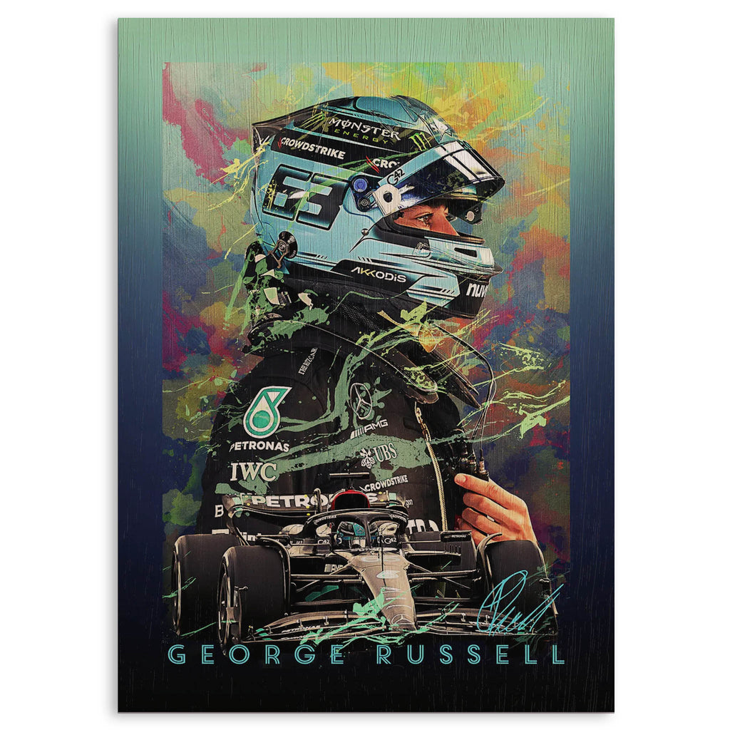 George Russell Wood Print by OnWood Australia