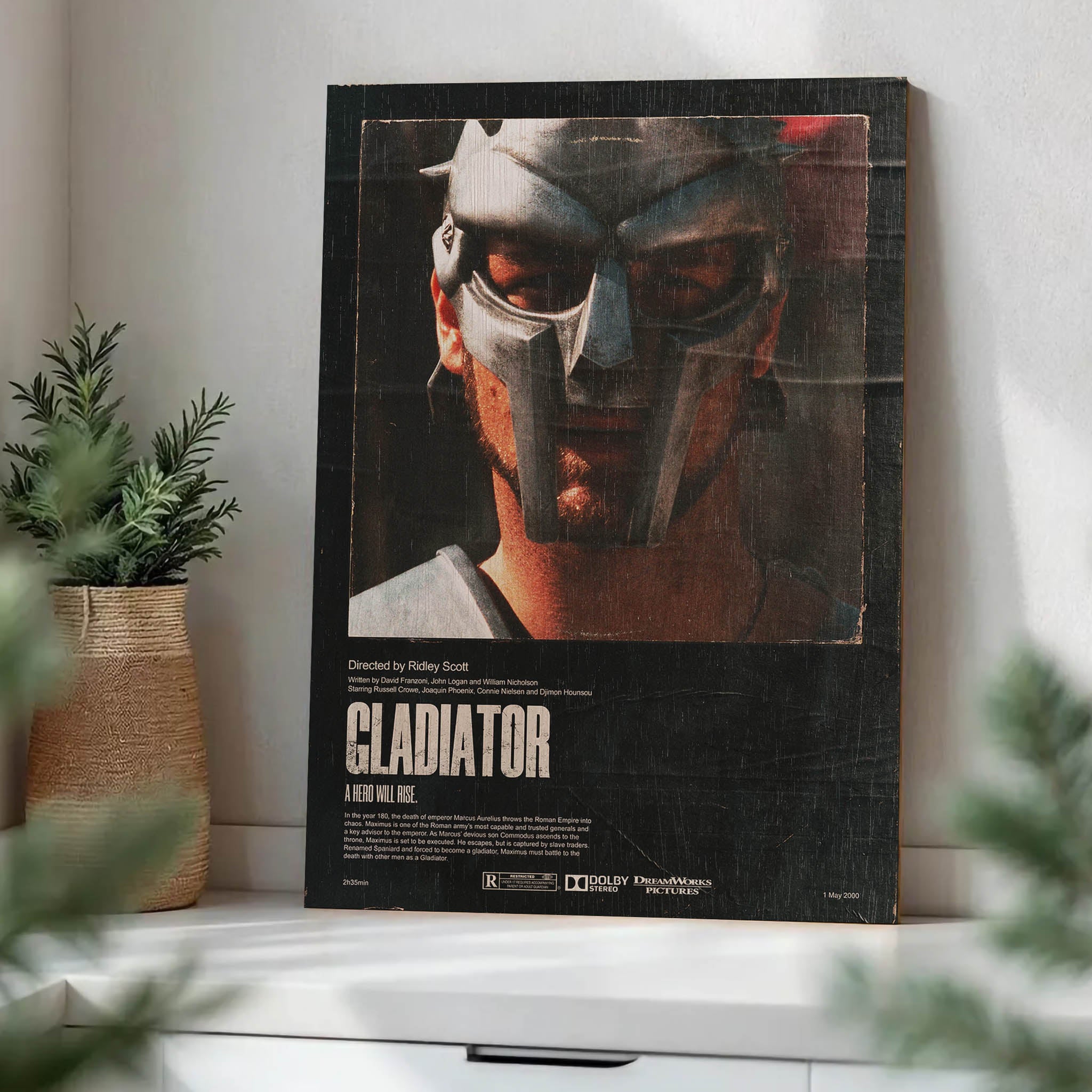 Gladiator Wood Print by OnWood Australia