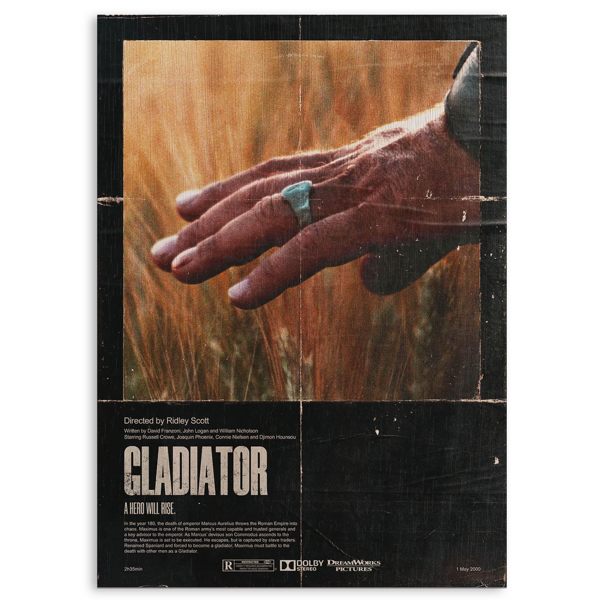 Gladiator Wood Print by OnWood Australia