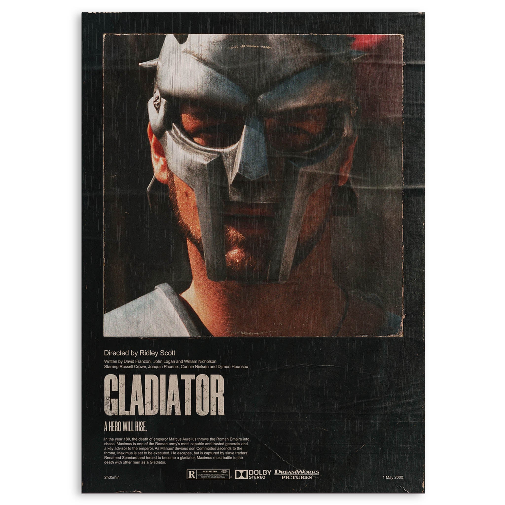 Gladiator Wood Print by OnWood Australia