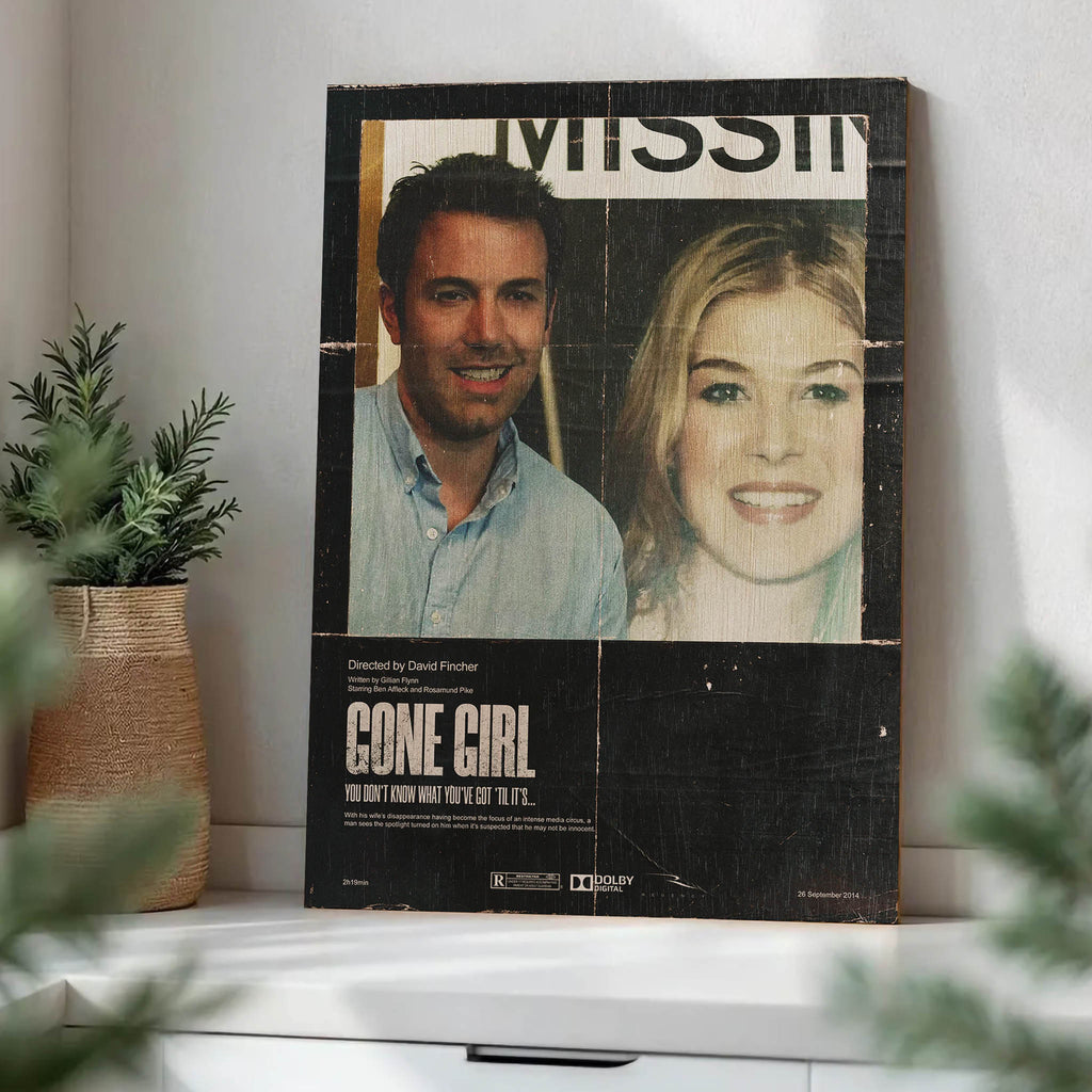 Gone Girl Wood Print by OnWood Australia