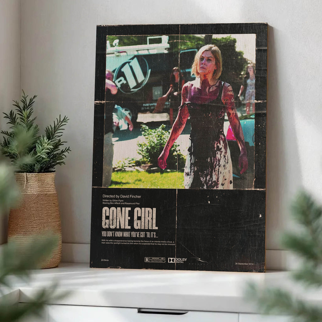 Gone Girl Wood Print by OnWood Australia