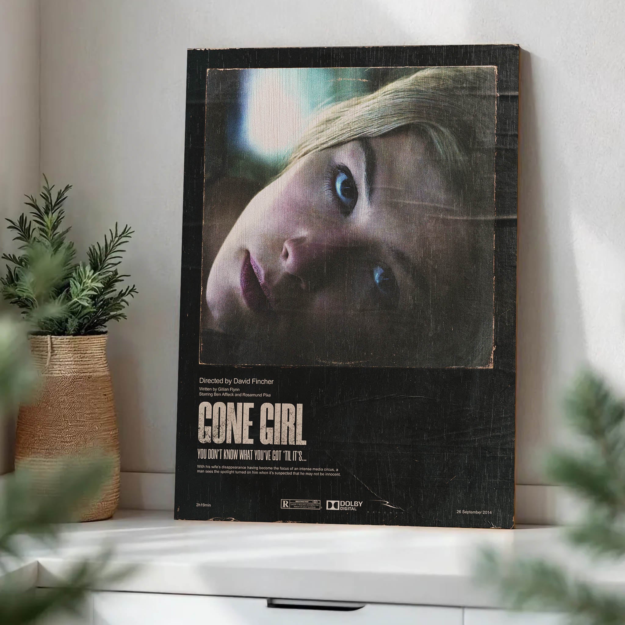 Gone Girl Wood Print by OnWood Australia