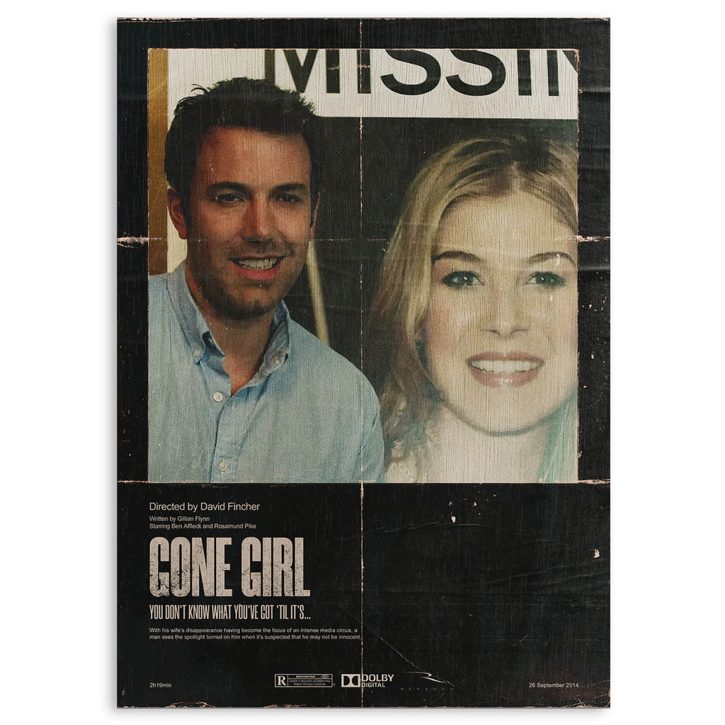 Gone Girl Wood Print by OnWood Australia