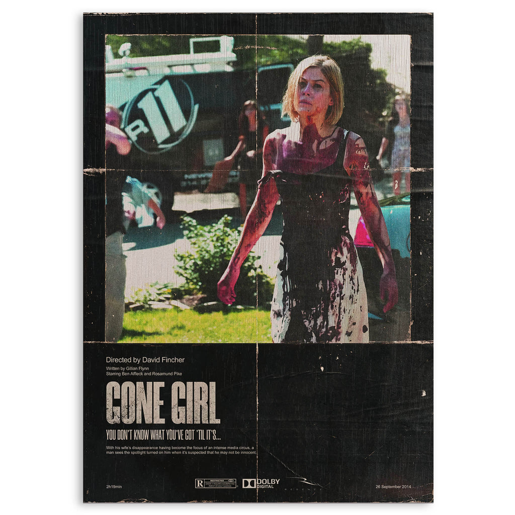 Gone Girl Wood Print by OnWood Australia