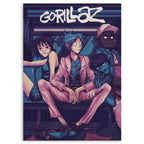 Gorillaz Wood Print by OnWood Australia